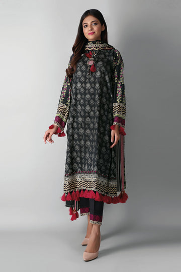 A21316 Black Khaadi Autumn Collection 2021
